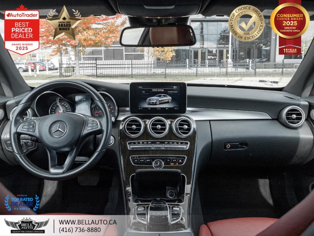 2017 Mercedes-Benz C-Class C 300 | PRM PKG | NAVI | B.CAM | HUD | REDLTHR | BURMESTER Toronto ON