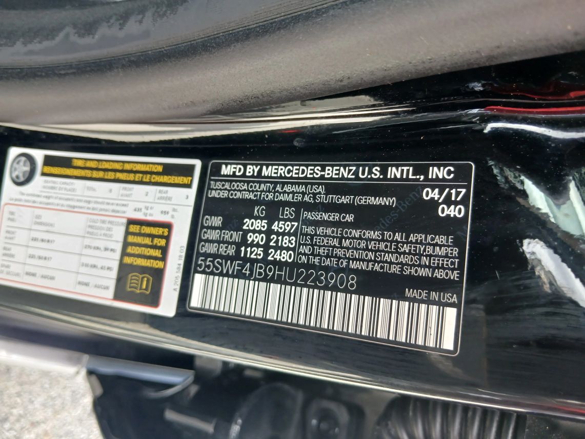 2017 Mercedes-Benz C-Class C 300 Sedan 4D Maitland FL