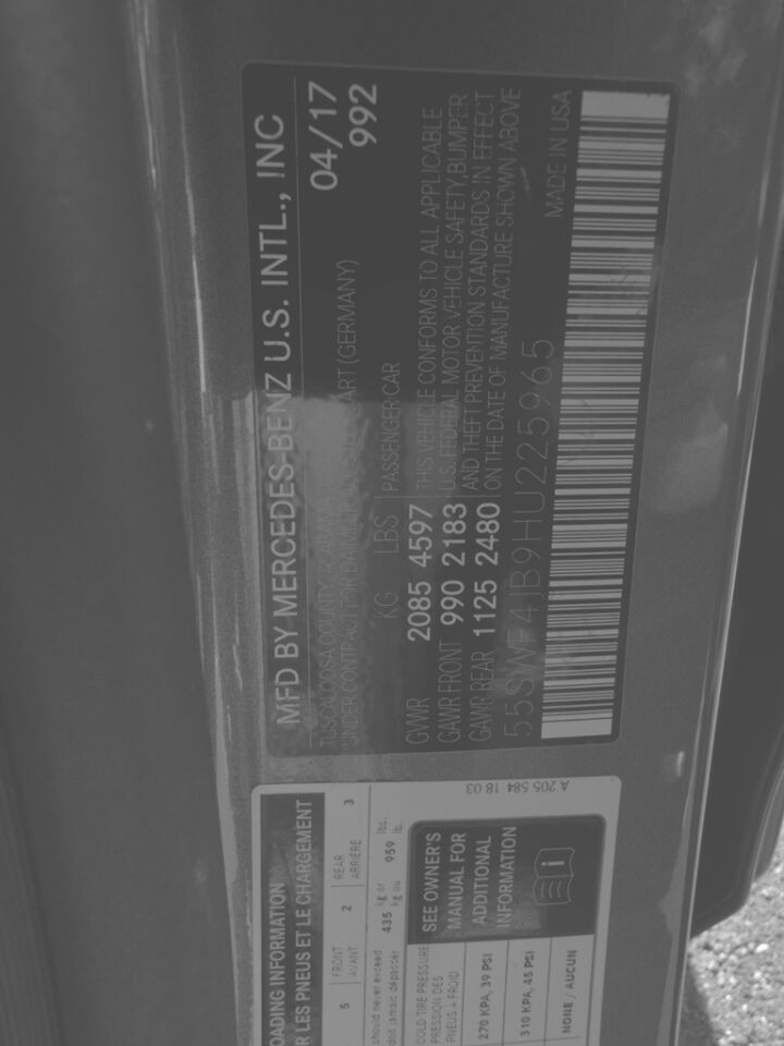 2017 Mercedes-Benz C-Class C 300 Sedan Jacksonville FL