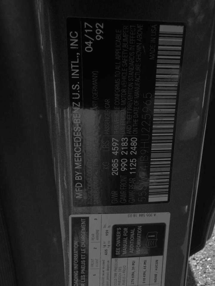 2017 Mercedes-Benz C-Class C 300 Sedan Jacksonville FL