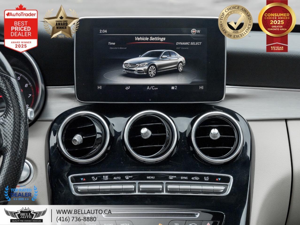 2017 Mercedes-Benz C-Class C300 | AMG PKG | PRM PKG | LED LIGHTS | NAVI | 360CAM | PANO | NOACCIDENT Toronto ON