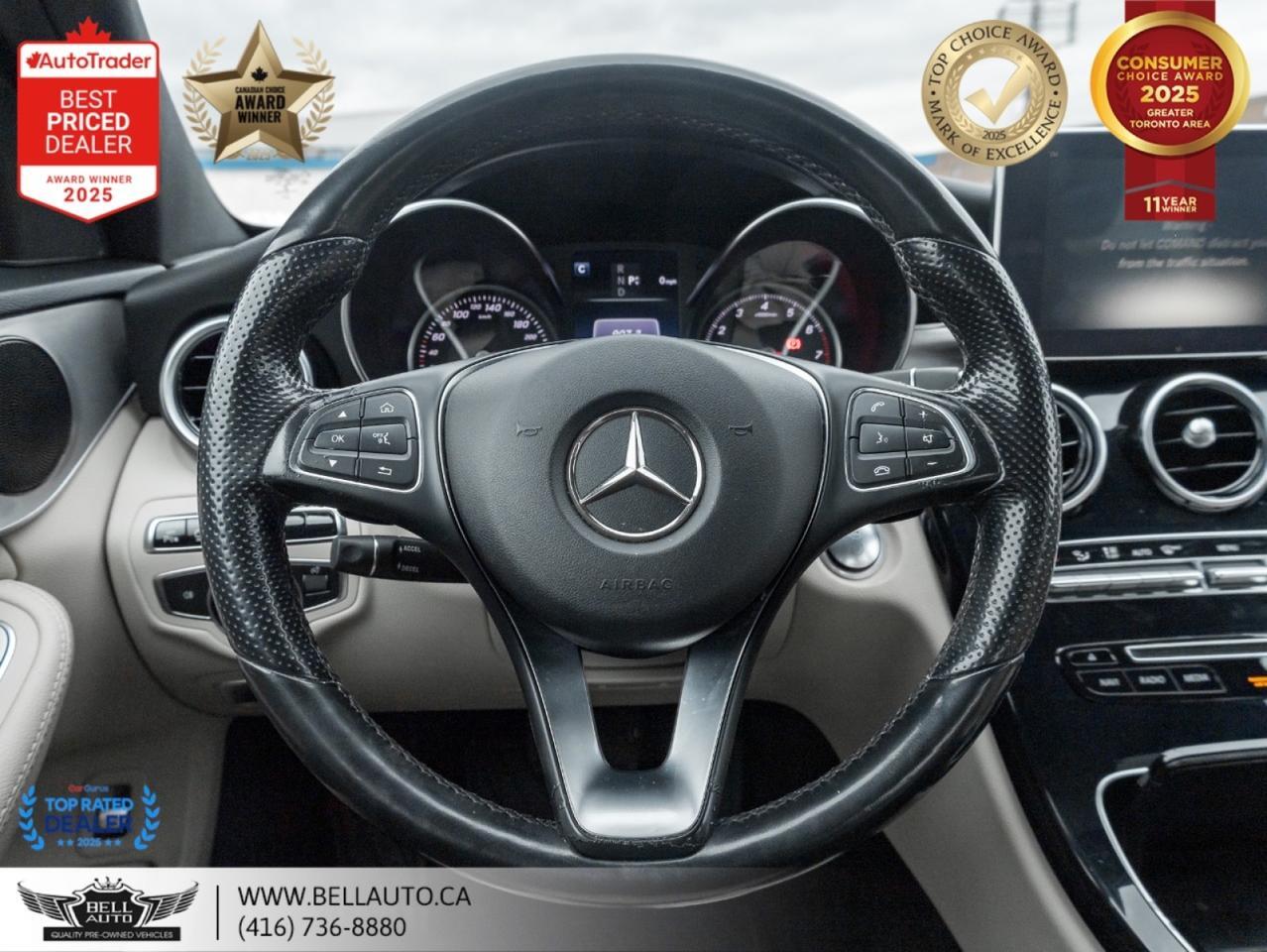 2017 Mercedes-Benz C-Class C300 | AMG PKG | PRM PKG | LED LIGHTS | NAVI | 360CAM | PANO | NOACCIDENT Toronto ON