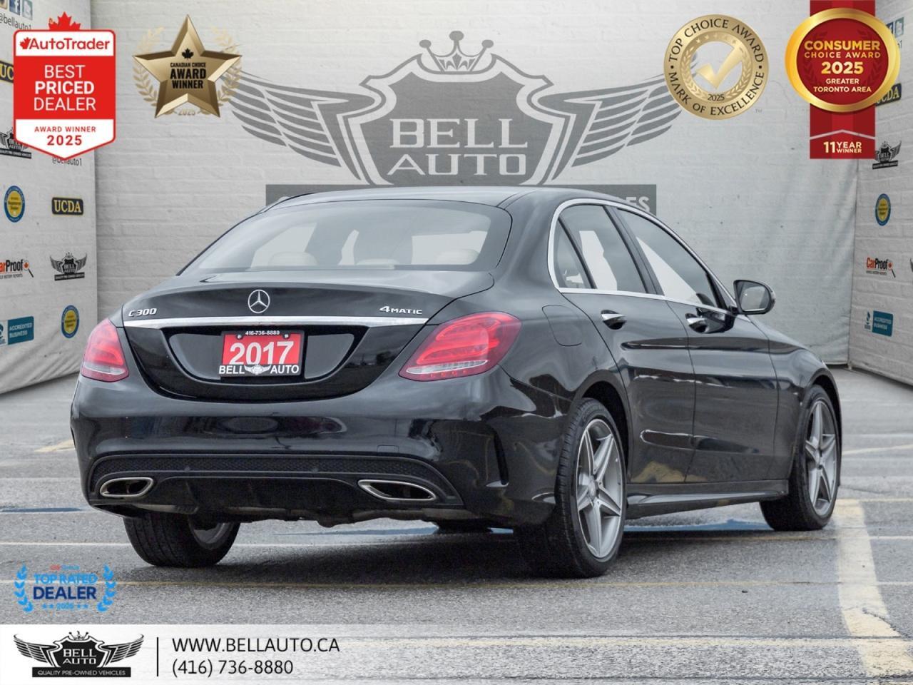 2017 Mercedes-Benz C-Class C300 | AMG PKG | PRM PKG | LED LIGHTS | NAVI | 360CAM | PANO | NOACCIDENT Toronto ON