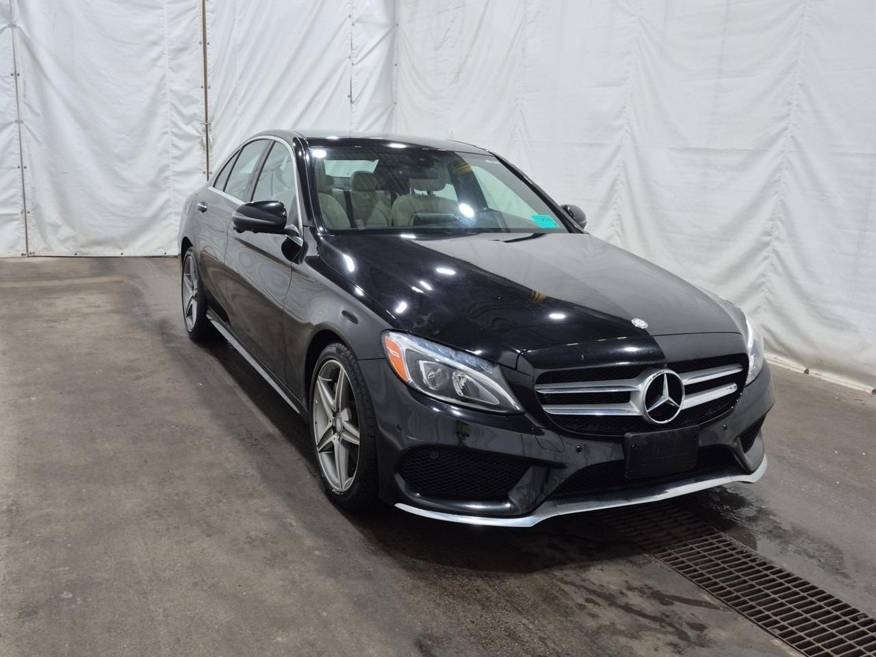 2017 Mercedes-Benz C-Class C300 AMG PKG PRM PKG LED LIGHTS PANO NAVI B.CAM NOACCIDENT