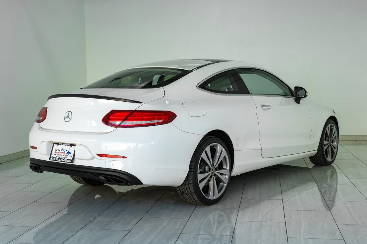 2017 Mercedes-Benz C300 Coupe SPORT BLIND SPOT PANORAMA LEATHER HEATED SEATS REAR CAMERA KEYLE Carrollton TX