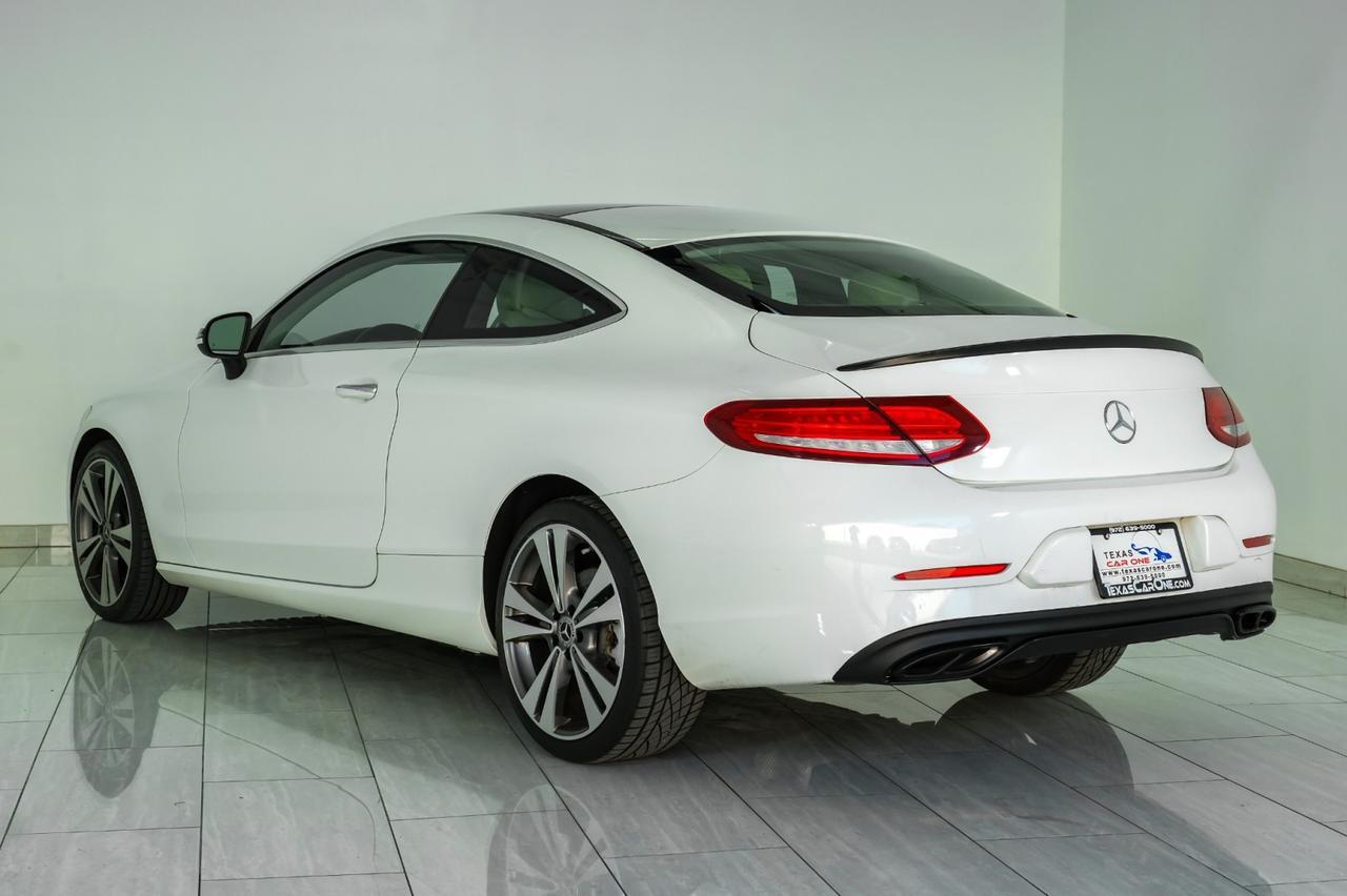 2017 Mercedes-Benz C300 Coupe SPORT BLIND SPOT PANORAMA LEATHER HEATED SEATS REAR CAMERA KEYLE Carrollton TX