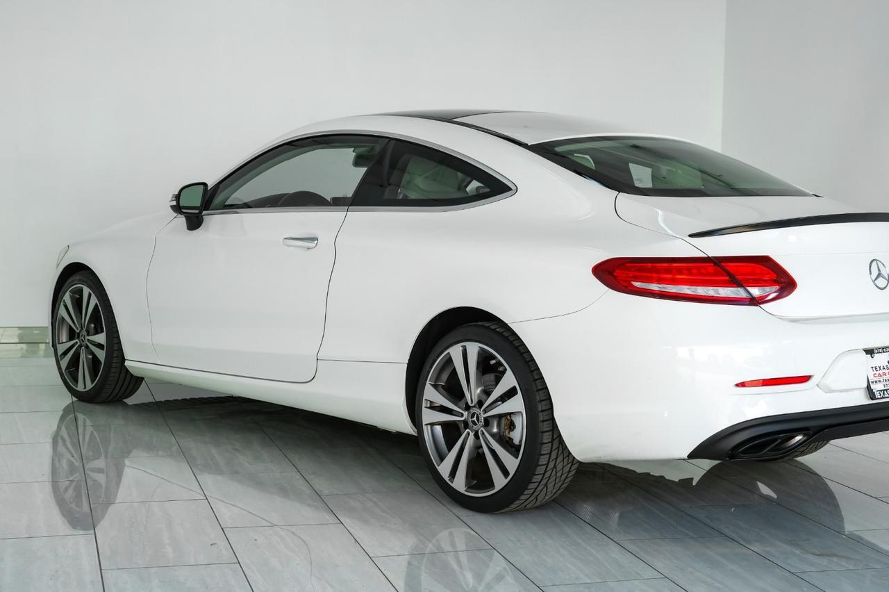 2017 Mercedes-Benz C300 Coupe SPORT BLIND SPOT PANORAMA LEATHER HEATED SEATS REAR CAMERA KEYLE Carrollton TX