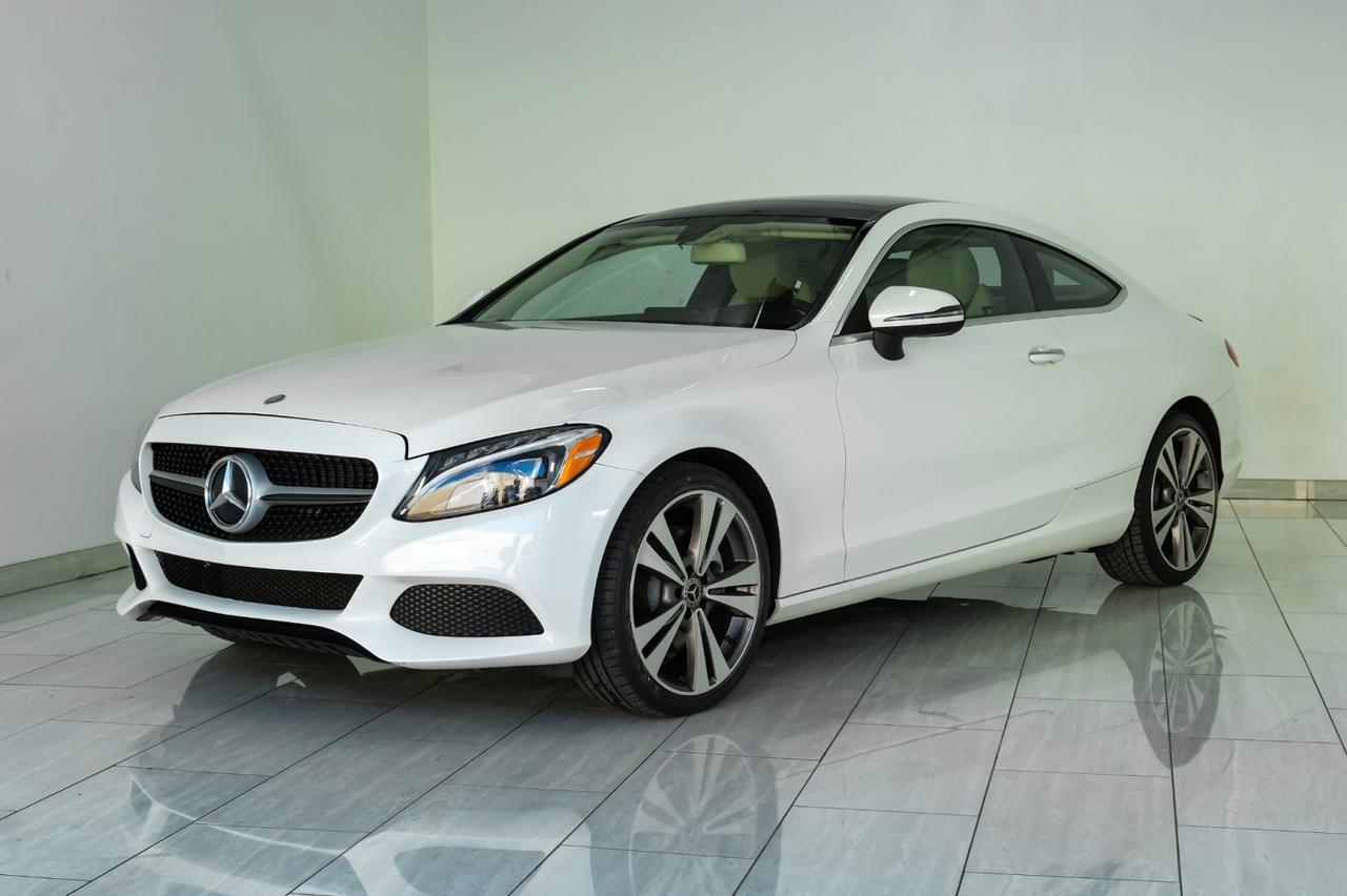 2017 Mercedes-Benz C300 Coupe SPORT BLIND SPOT PANORAMA LEATHER HEATED SEATS REAR CAMERA KEYLE Carrollton TX