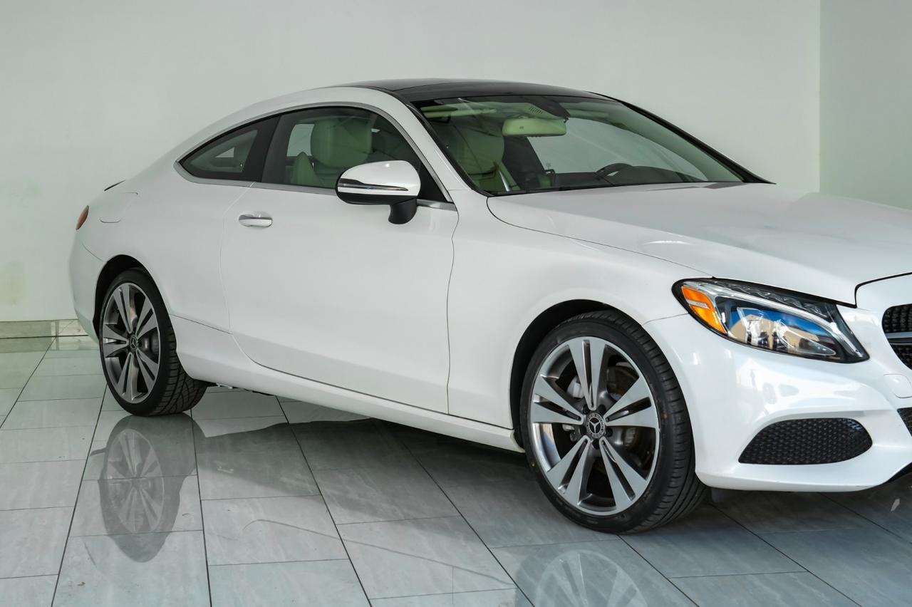 2017 Mercedes-Benz C300 Coupe SPORT BLIND SPOT PANORAMA LEATHER HEATED SEATS REAR CAMERA KEYLE Carrollton TX