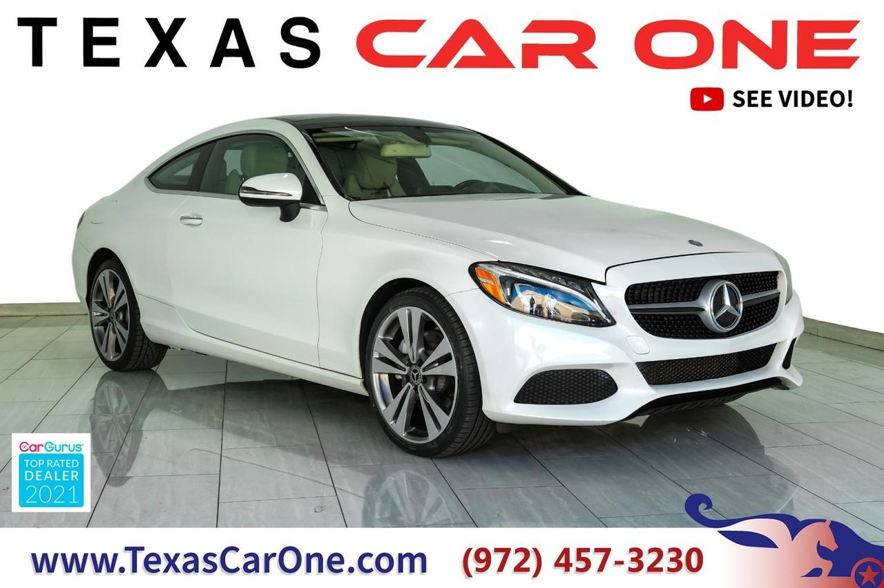 2017 Mercedes-Benz C300 Coupe SPORT BLIND SPOT PANORAMA LEATHER HEATED SEATS REAR CAMERA KEYLE Carrollton TX