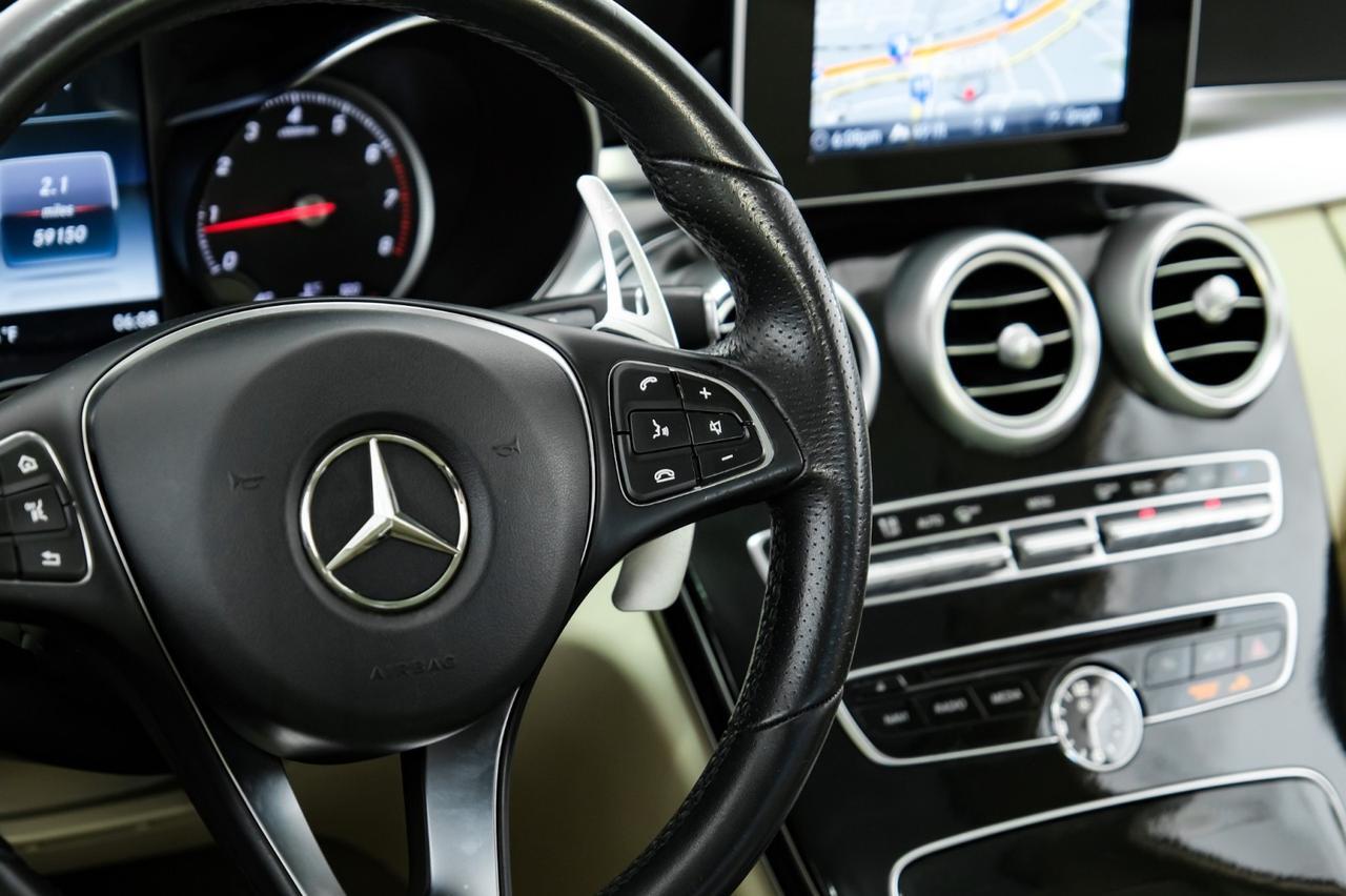 2017 Mercedes-Benz C300 Coupe SPORT BLIND SPOT PANORAMA LEATHER HEATED SEATS REAR CAMERA KEYLE Carrollton TX