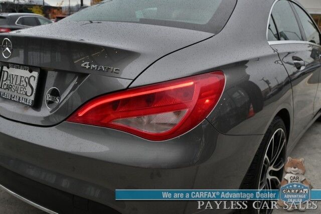 2017 Mercedes-Benz CLA 250 4MATIC / AWD / Automatic / Power & Heated Leather Seats / Power Windows, Locks & Mirrors / Cruise Control / Bluetooth / Dual Climate Control / Aluminum Wheels / Back Up Camera / 32 MPG Anchorage AK 2017 Mercedes-Benz CLA 250 4MATIC / AWD / Automatic / Power & Heated Leather Seats / Power Windows, Locks & Mirrors / Cruise Control / Bluetooth / Dual Climate Control / Aluminum Wheels / Back Up Camera / 32 MPG Anchorage AK