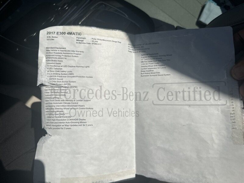 2017 Mercedes-Benz E-Class E 300 4MATIC Arlington VA