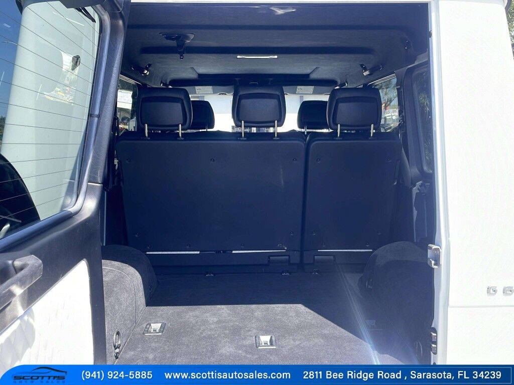 2017 Mercedes-Benz G-Class AMG G 63~ACCIDENT AVOIDANCE SYSTEMS~ADJ LUMBAR SUPPORT~APPROACH LIGHTS~AUTO START/STOP~CRASH SENSORS~FULL SIZE SPARE TIRE~HEATED SEATS~MOONROOF/ SUNROOF~PREMIUM LEATHER SEATS~RUNNING BOARDS~TURBOCHARGER~LOW MILES Sarasota FL