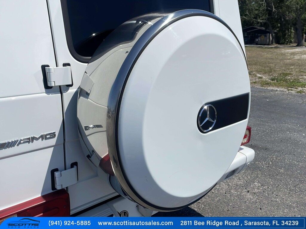 2017 Mercedes-Benz G-Class AMG G 63~ACCIDENT AVOIDANCE SYSTEMS~ADJ LUMBAR SUPPORT~APPROACH LIGHTS~AUTO START/STOP~CRASH SENSORS~FULL SIZE SPARE TIRE~HEATED SEATS~MOONROOF/ SUNROOF~PREMIUM LEATHER SEATS~RUNNING BOARDS~TURBOCHARGER~LOW MILES Sarasota FL
