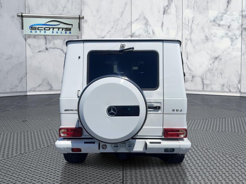 2017 Mercedes-Benz G-Class AMG G 63~ACCIDENT AVOIDANCE SYSTEMS~ADJ LUMBAR SUPPORT~APPROACH LIGHTS~AUTO START/STOP~CRASH SENSORS~FULL SIZE SPARE TIRE~HEATED SEATS~MOONROOF/ SUNROOF~PREMIUM LEATHER SEATS~RUNNING BOARDS~TURBOCHARGER~LOW MILES Sarasota FL
