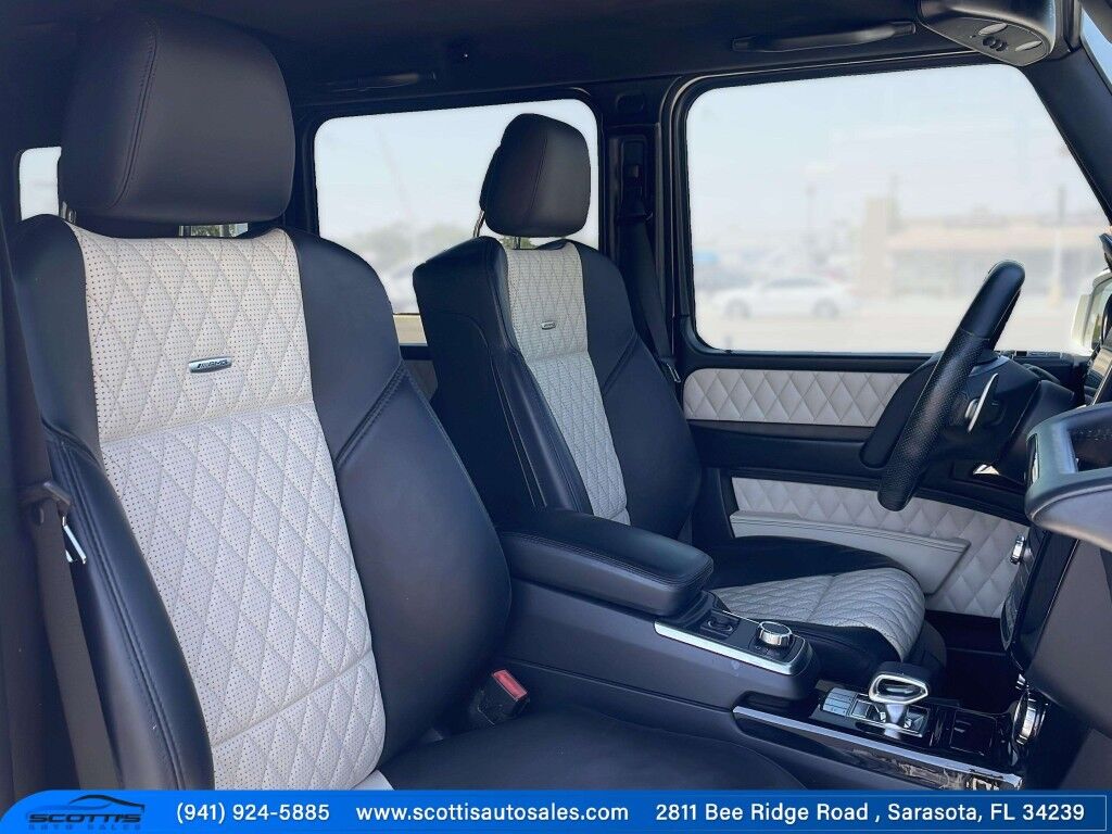 2017 Mercedes-Benz G-Class AMG G 63~ACCIDENT AVOIDANCE SYSTEMS~ADJ LUMBAR SUPPORT~APPROACH LIGHTS~AUTO START/STOP~CRASH SENSORS~FULL SIZE SPARE TIRE~HEATED SEATS~MOONROOF/ SUNROOF~PREMIUM LEATHER SEATS~RUNNING BOARDS~TURBOCHARGER~LOW MILES Sarasota FL