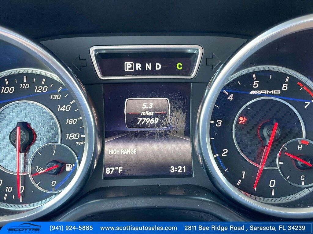 2017 Mercedes-Benz G-Class AMG G 63~ACCIDENT AVOIDANCE SYSTEMS~ADJ LUMBAR SUPPORT~APPROACH LIGHTS~AUTO START/STOP~CRASH SENSORS~FULL SIZE SPARE TIRE~HEATED SEATS~MOONROOF/ SUNROOF~PREMIUM LEATHER SEATS~RUNNING BOARDS~TURBOCHARGER~LOW MILES Sarasota FL