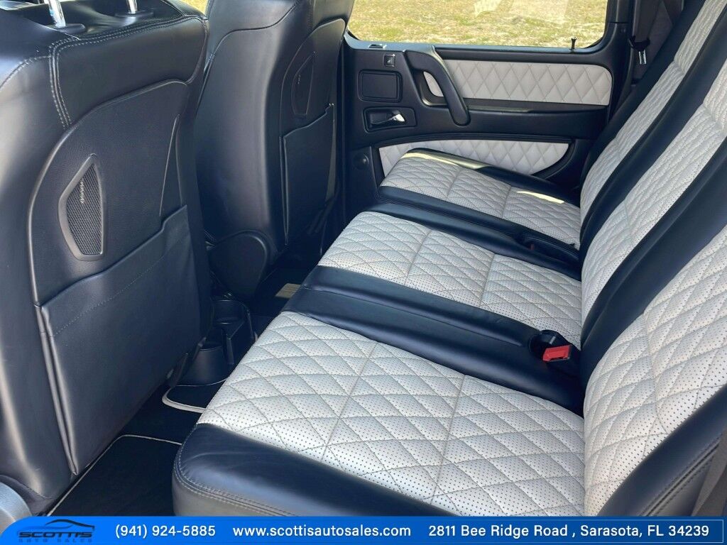 2017 Mercedes-Benz G-Class AMG G 63~ACCIDENT AVOIDANCE SYSTEMS~ADJ LUMBAR SUPPORT~APPROACH LIGHTS~AUTO START/STOP~CRASH SENSORS~FULL SIZE SPARE TIRE~HEATED SEATS~MOONROOF/ SUNROOF~PREMIUM LEATHER SEATS~RUNNING BOARDS~TURBOCHARGER~LOW MILES Sarasota FL
