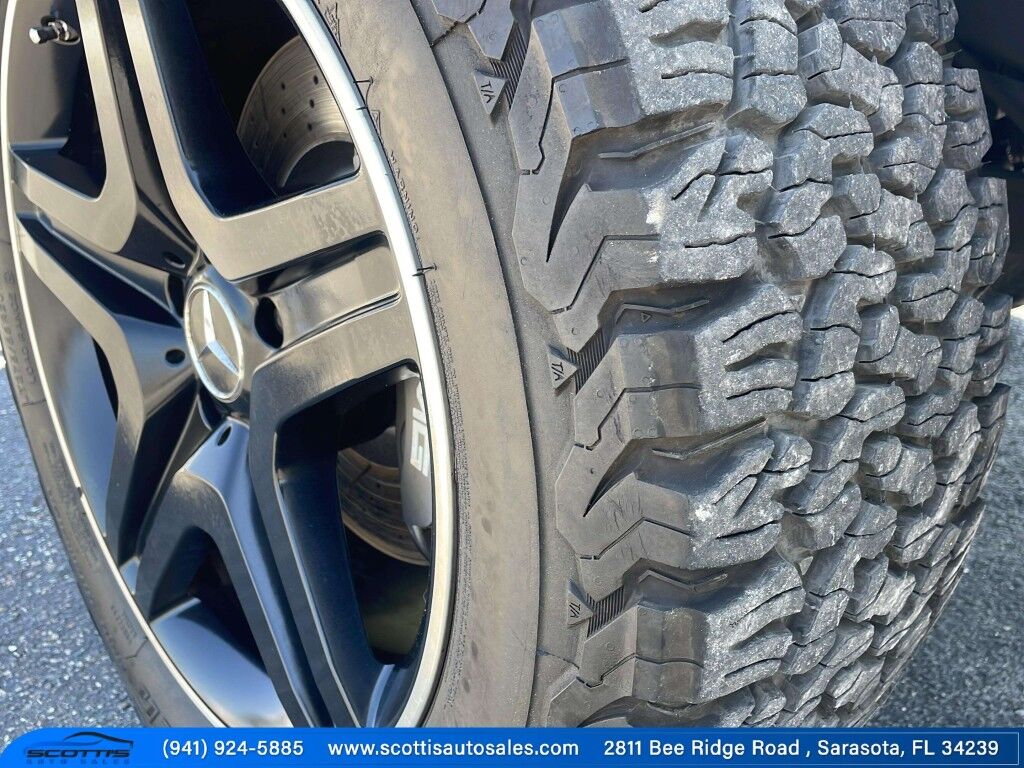 2017 Mercedes-Benz G-Class AMG G 63~ACCIDENT AVOIDANCE SYSTEMS~ADJ LUMBAR SUPPORT~APPROACH LIGHTS~AUTO START/STOP~CRASH SENSORS~FULL SIZE SPARE TIRE~HEATED SEATS~MOONROOF/ SUNROOF~PREMIUM LEATHER SEATS~RUNNING BOARDS~TURBOCHARGER~LOW MILES Sarasota FL