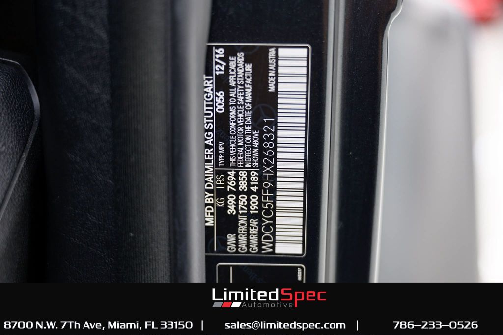 2017 Mercedes-Benz G-Class G 550 Squared Miami FL
