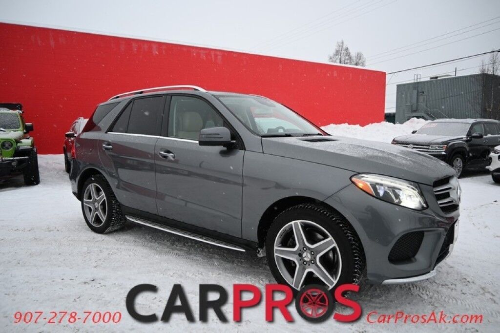 2017 Mercedes-Benz GLE 350 4Matic - All Wheel Drive - Sport Pkg - Power Front Heated Leather Seats - Heated Steering Wheel - 2nd Row Heated Seats - Rear Entertainment - Navigation - 360 Camera - Sunroof - Tow Pkg Anchorage AK