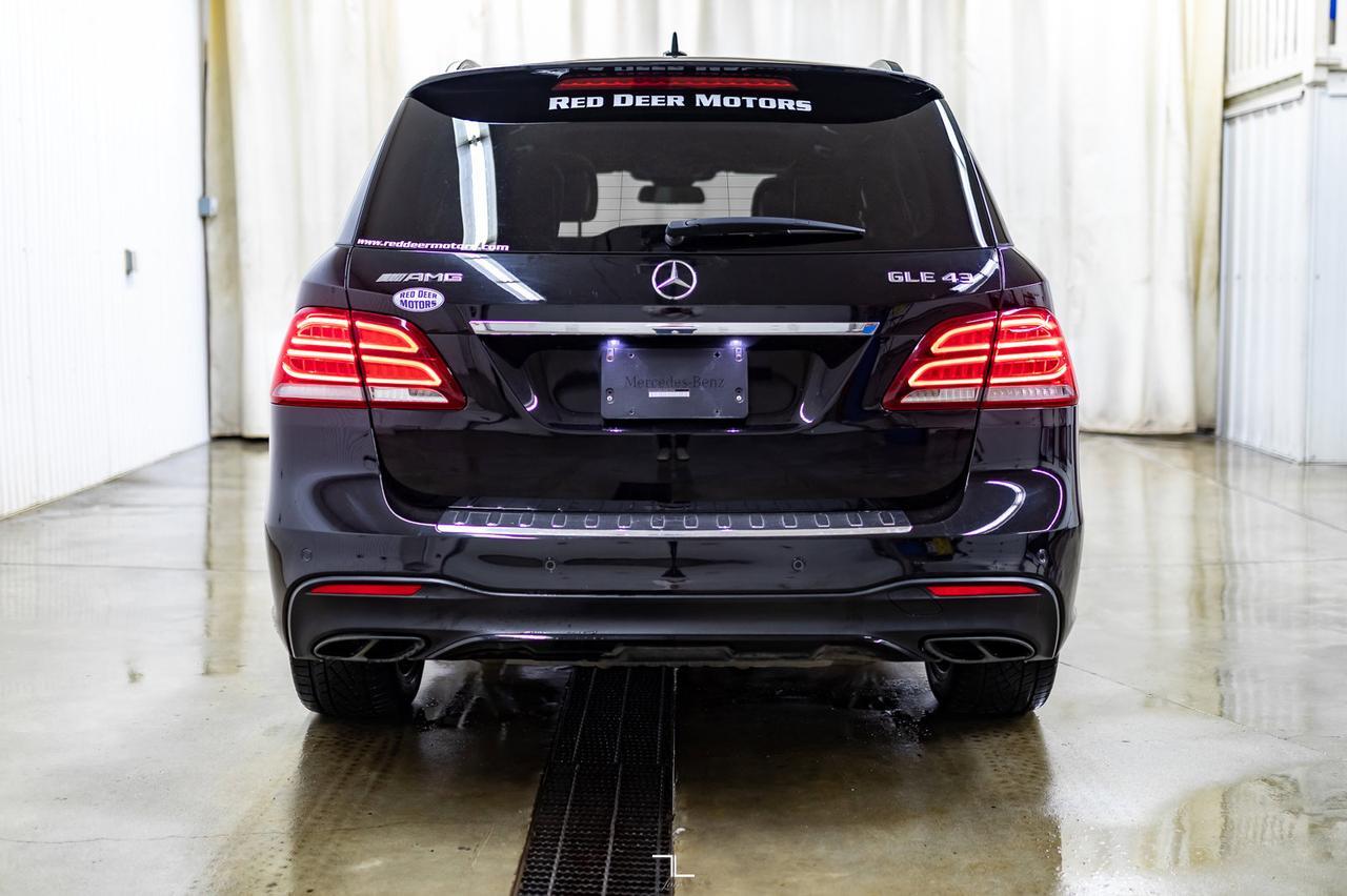 2017 Mercedes-Benz GLE 4MATIC AMG 43 Leather Roof Nav BCam Red Deer AB