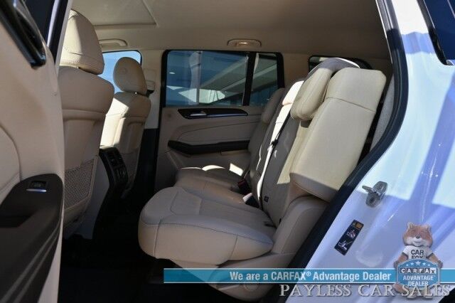 2017 Mercedes-Benz GLS 450 / AWD / Heated Leather Seats & Steering Wheel / NAV / Sunroof / Harman Kardon Speakers / Blind Spot Alert / 3rd Row / Seats 7 / Bluetooth / Back Up Camera / Keyless Entry & Start / Tow Pkg / 1-Owner Anchorage AK