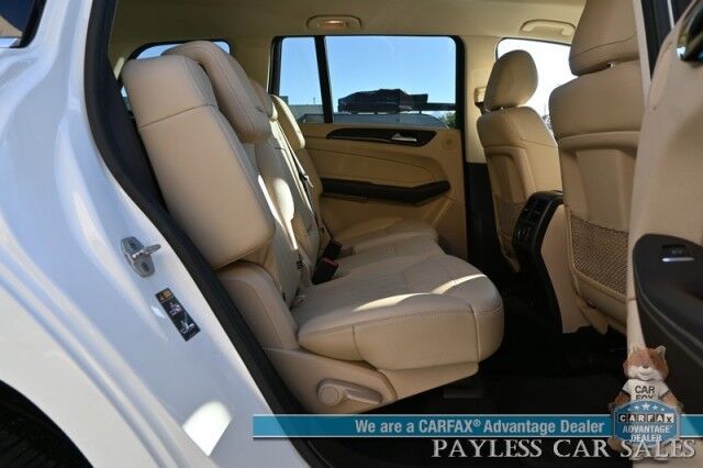 2017 Mercedes-Benz GLS 450 / AWD / Heated Leather Seats & Steering Wheel / NAV / Sunroof / Harman Kardon Speakers / Blind Spot Alert / 3rd Row / Seats 7 / Bluetooth / Back Up Camera / Keyless Entry & Start / Tow Pkg / 1-Owner Anchorage AK