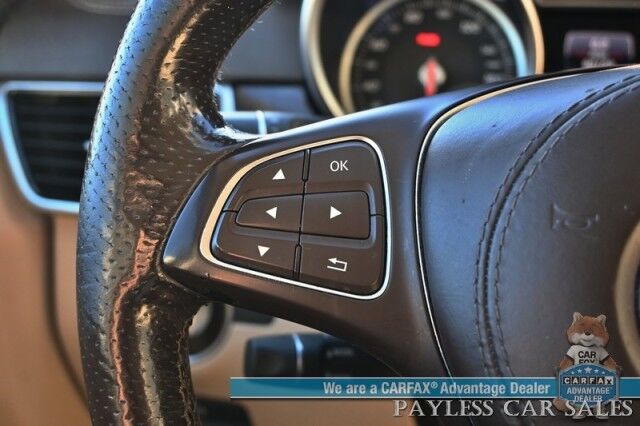 2017 Mercedes-Benz GLS 450 / AWD / Heated Leather Seats & Steering Wheel / NAV / Sunroof / Harman Kardon Speakers / Blind Spot Alert / 3rd Row / Seats 7 / Bluetooth / Back Up Camera / Keyless Entry & Start / Tow Pkg / 1-Owner Anchorage AK