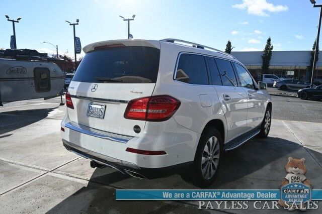 2017 Mercedes-Benz GLS 450 / AWD / Heated Leather Seats & Steering Wheel / NAV / Sunroof / Harman Kardon Speakers / Blind Spot Alert / 3rd Row / Seats 7 / Bluetooth / Back Up Camera / Keyless Entry & Start / Tow Pkg / 1-Owner Anchorage AK