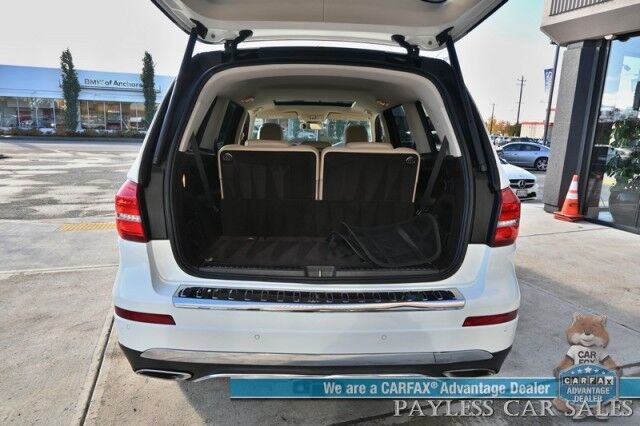 2017 Mercedes-Benz GLS 450 / AWD / Heated Leather Seats & Steering Wheel / NAV / Sunroof / Harman Kardon Speakers / Blind Spot Alert / 3rd Row / Seats 7 / Bluetooth / Back Up Camera / Keyless Entry & Start / Tow Pkg / 1-Owner Anchorage AK
