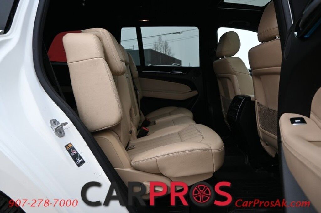 2017 Mercedes-Benz GLS 450 4MATIC AWD - Premium Pkg - Power & Heated Leather Seats - 3-Zone Climate Control - Navigation - Bluetooth - 360 Surround View Camera - Blind Sport Alert - Push Button Start - Power 3rd Row Seating - Seats 7 - Power Liftgate - Tow Pkg Anchorage AK
