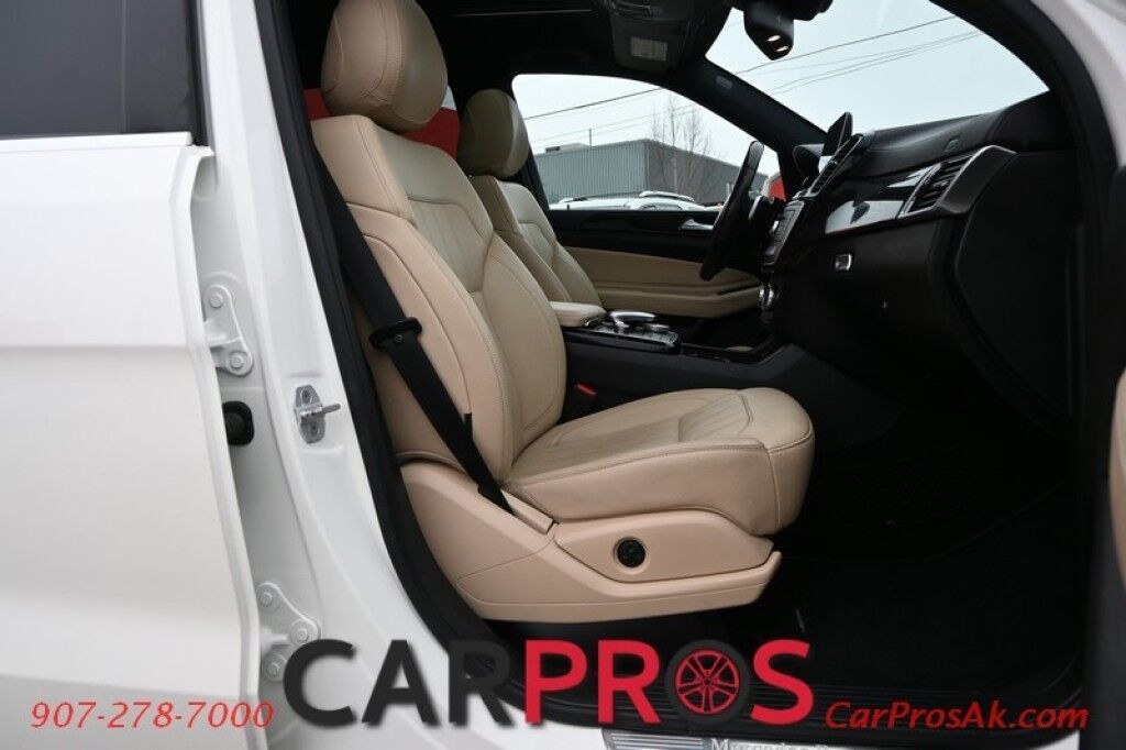 2017 Mercedes-Benz GLS 450 4MATIC AWD - Premium Pkg - Power & Heated Leather Seats - 3-Zone Climate Control - Navigation - Bluetooth - 360 Surround View Camera - Blind Sport Alert - Push Button Start - Power 3rd Row Seating - Seats 7 - Power Liftgate - Tow Pkg Anchorage AK