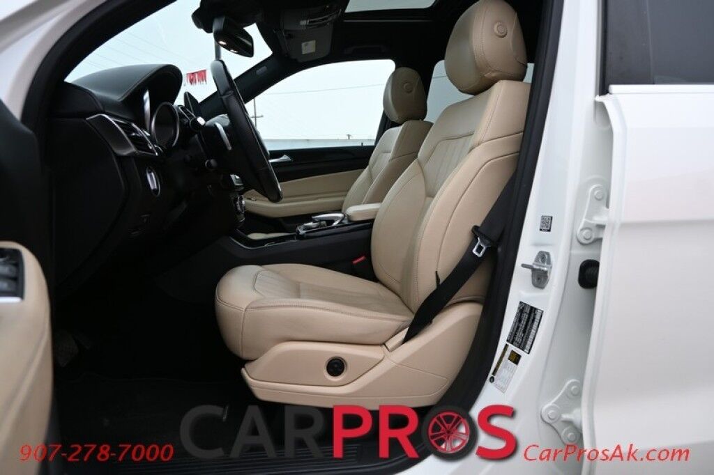 2017 Mercedes-Benz GLS 450 4MATIC AWD - Premium Pkg - Power & Heated Leather Seats - 3-Zone Climate Control - Navigation - Bluetooth - 360 Surround View Camera - Blind Sport Alert - Push Button Start - Power 3rd Row Seating - Seats 7 - Power Liftgate - Tow Pkg Anchorage AK