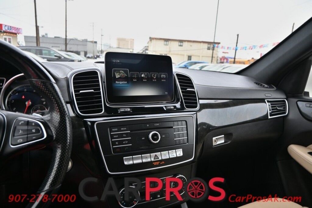 2017 Mercedes-Benz GLS 450 4MATIC AWD - Premium Pkg - Power & Heated Leather Seats - 3-Zone Climate Control - Navigation - Bluetooth - 360 Surround View Camera - Blind Sport Alert - Push Button Start - Power 3rd Row Seating - Seats 7 - Power Liftgate - Tow Pkg Anchorage AK