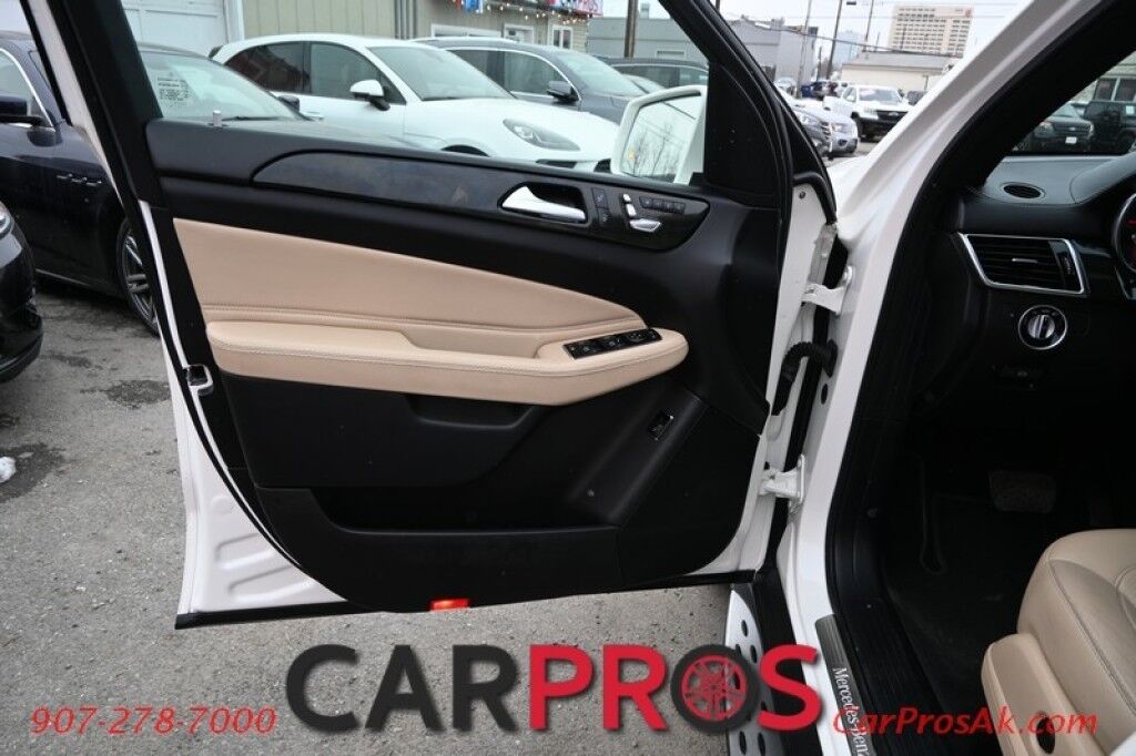 2017 Mercedes-Benz GLS 450 4MATIC AWD - Premium Pkg - Power & Heated Leather Seats - 3-Zone Climate Control - Navigation - Bluetooth - 360 Surround View Camera - Blind Sport Alert - Push Button Start - Power 3rd Row Seating - Seats 7 - Power Liftgate - Tow Pkg Anchorage AK