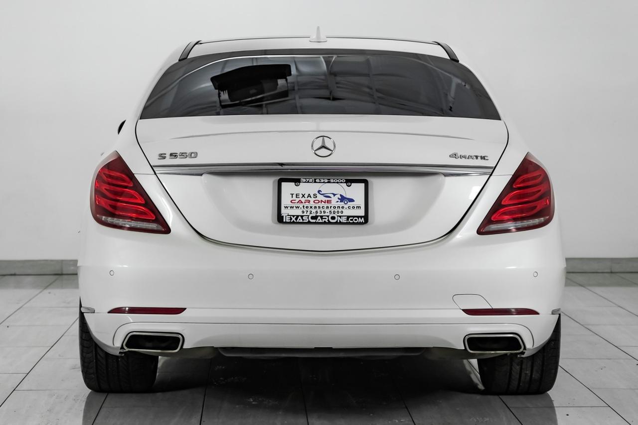2017 Mercedes-Benz S 550 4MATIC PREMIUM PKG WARMTH & COMFORT PKG NAVIGATION PANORAMA LEAT Carrollton TX
