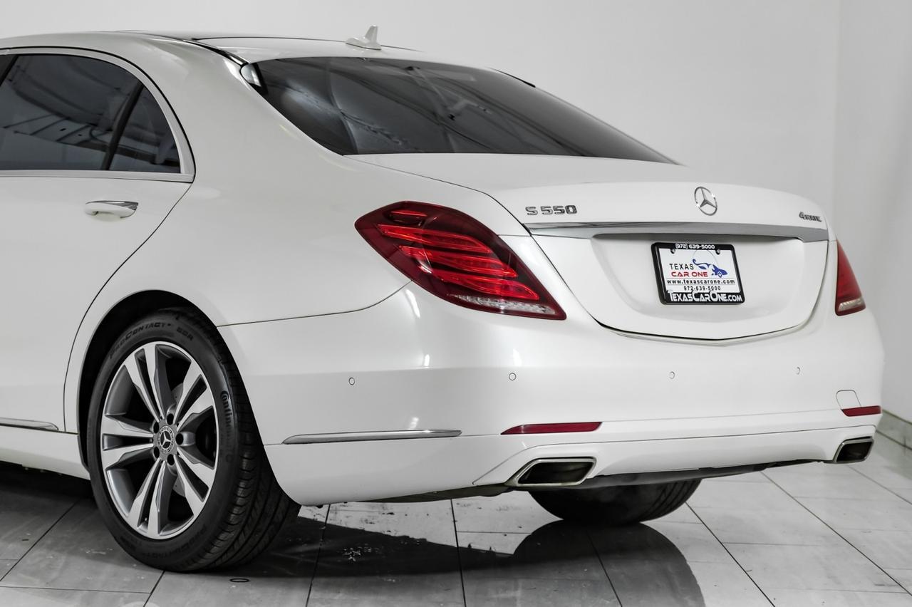 2017 Mercedes-Benz S 550 4MATIC PREMIUM PKG WARMTH & COMFORT PKG NAVIGATION PANORAMA LEAT Carrollton TX