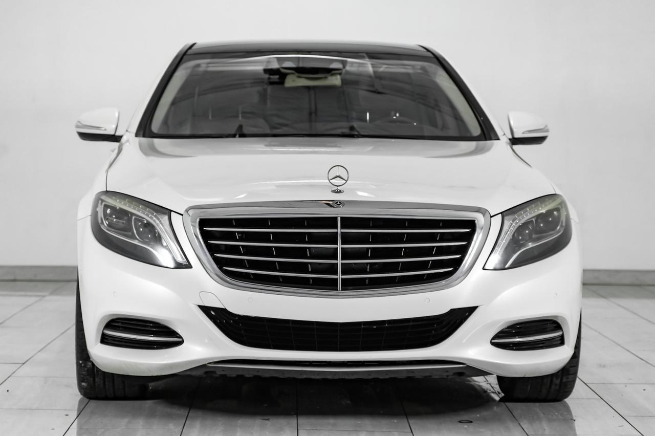 2017 Mercedes-Benz S 550 4MATIC PREMIUM PKG WARMTH & COMFORT PKG NAVIGATION PANORAMA LEATHER HEATED AND COOLED SEATS