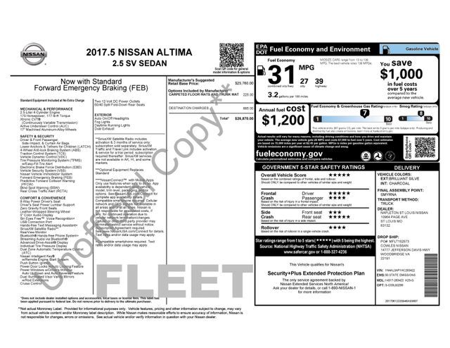 2017 Nissan Altima 2.5 SV Raleigh NC
