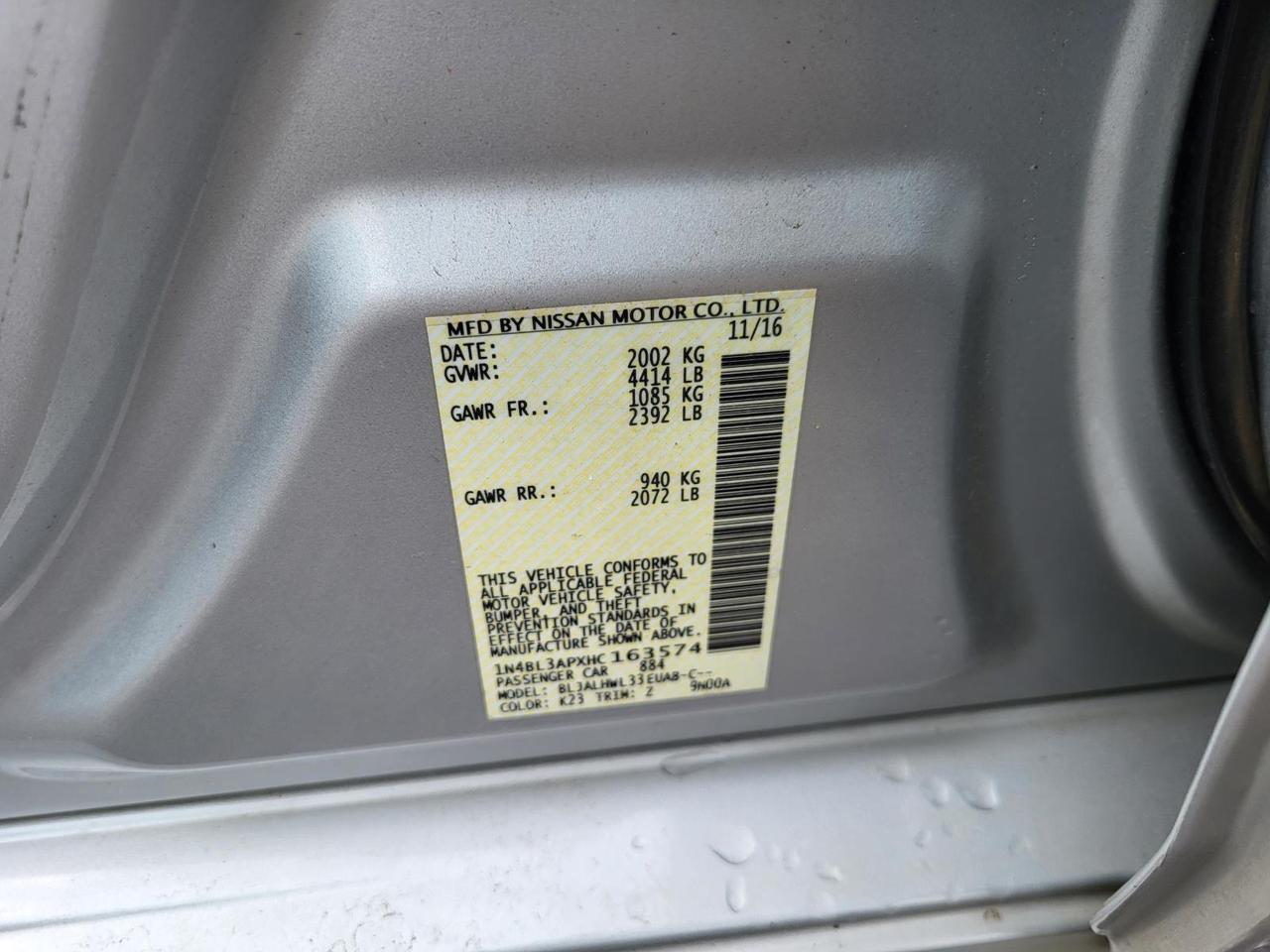 2017 Nissan Altima 3.5 SR Beeville TX