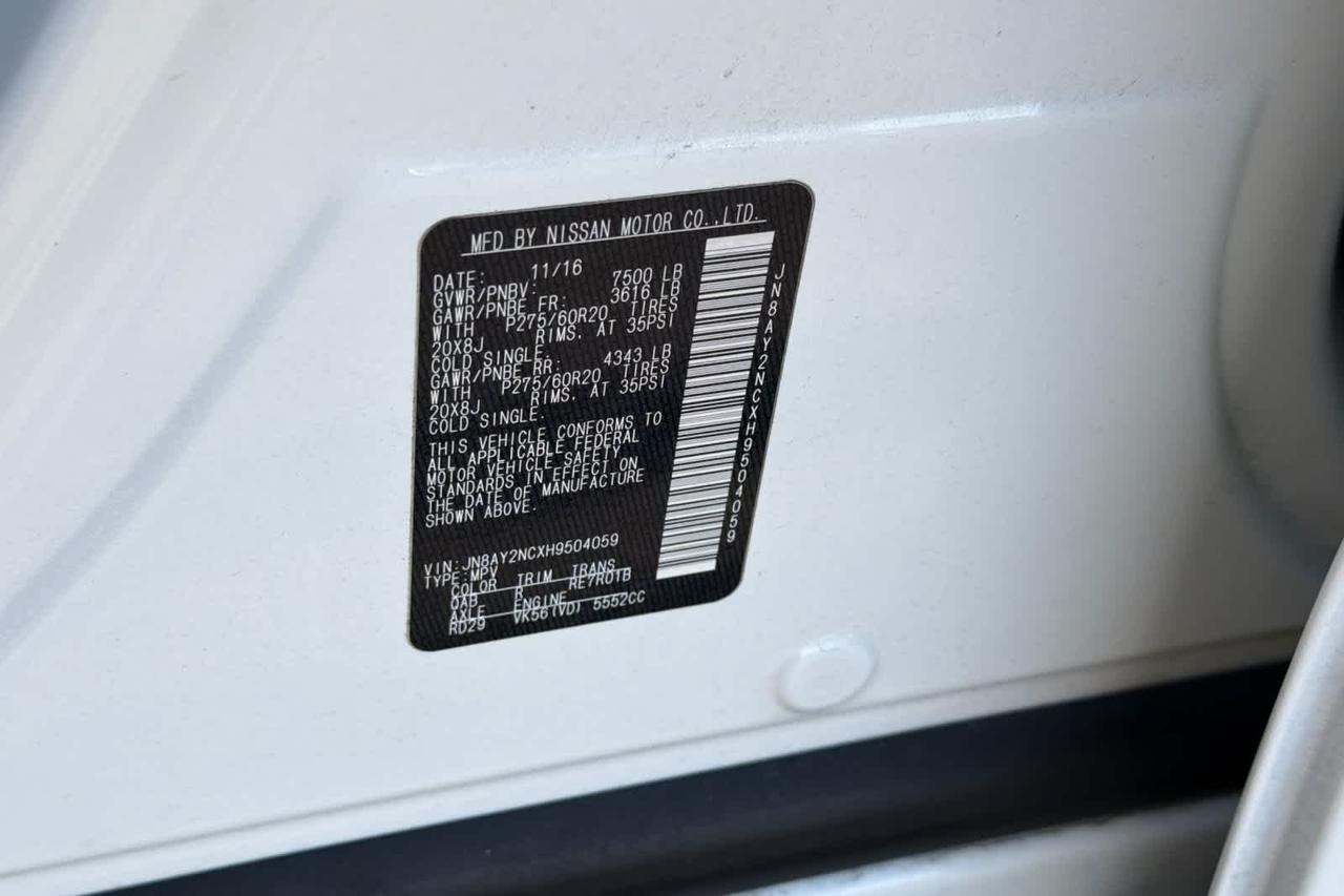 2017 Nissan Armada Platinum Roseville CA
