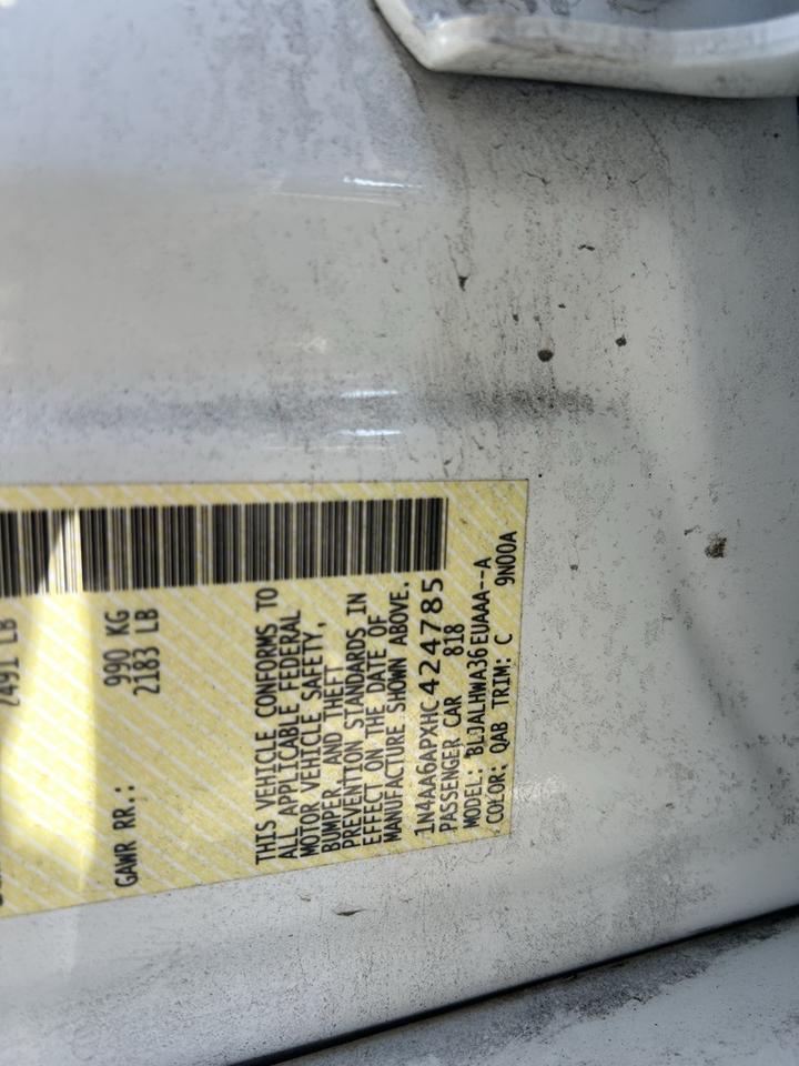 2017 Nissan Maxima Platinum Crestwood KY