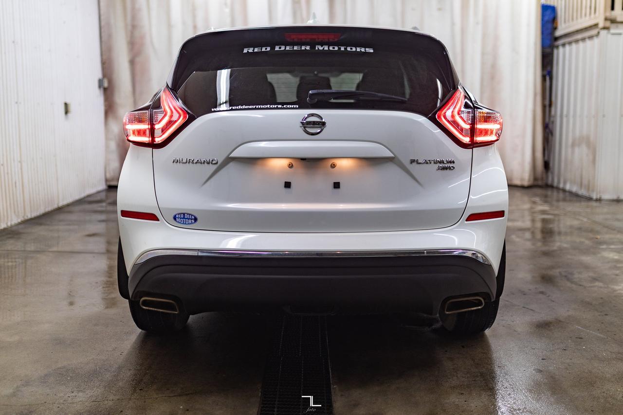2017 Nissan Murano AWD Platinum Leather Roof Nav BCam Red Deer AB