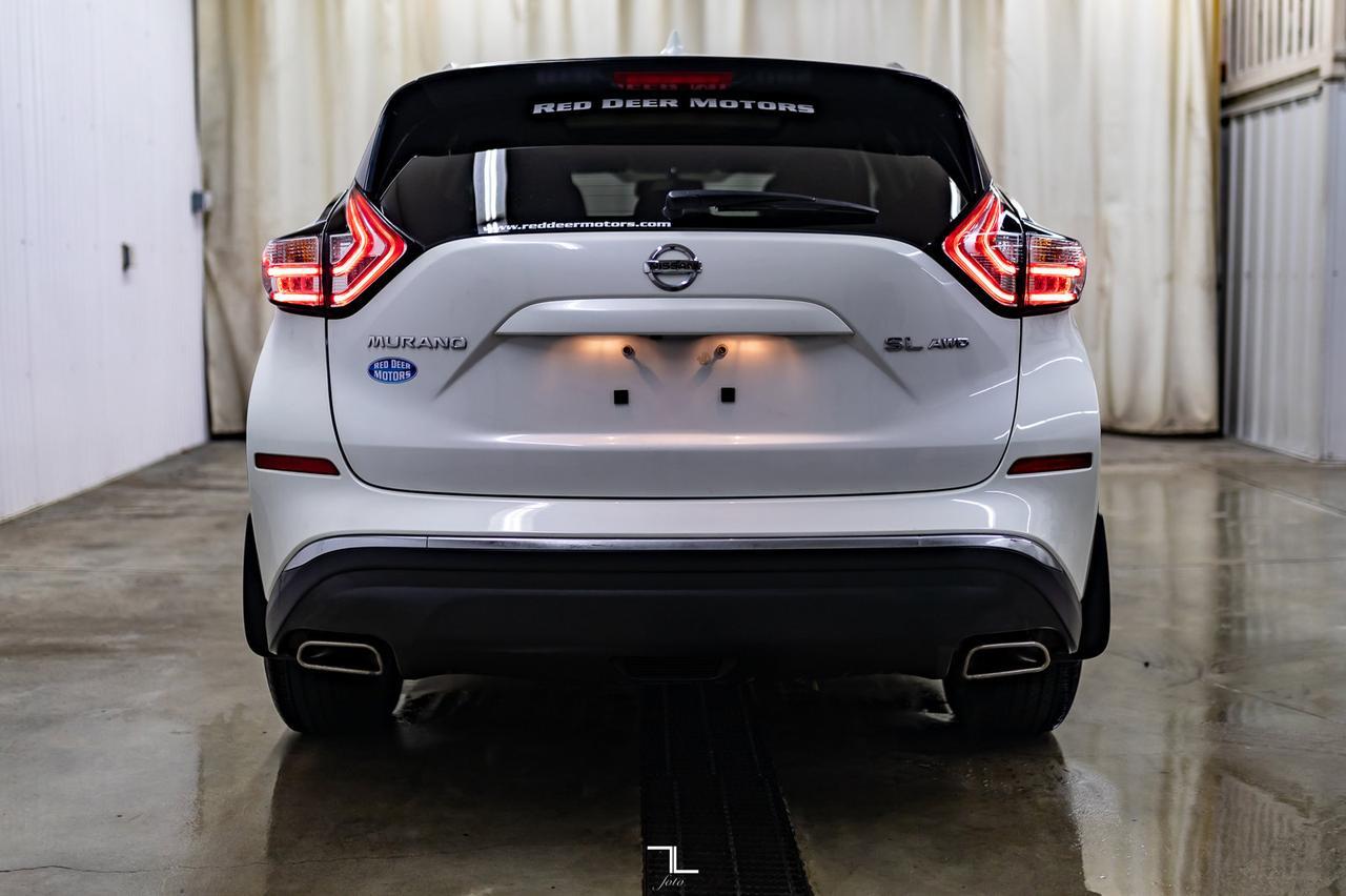 2017 Nissan Murano AWD SL Leather Roof Nav BCam Red Deer AB