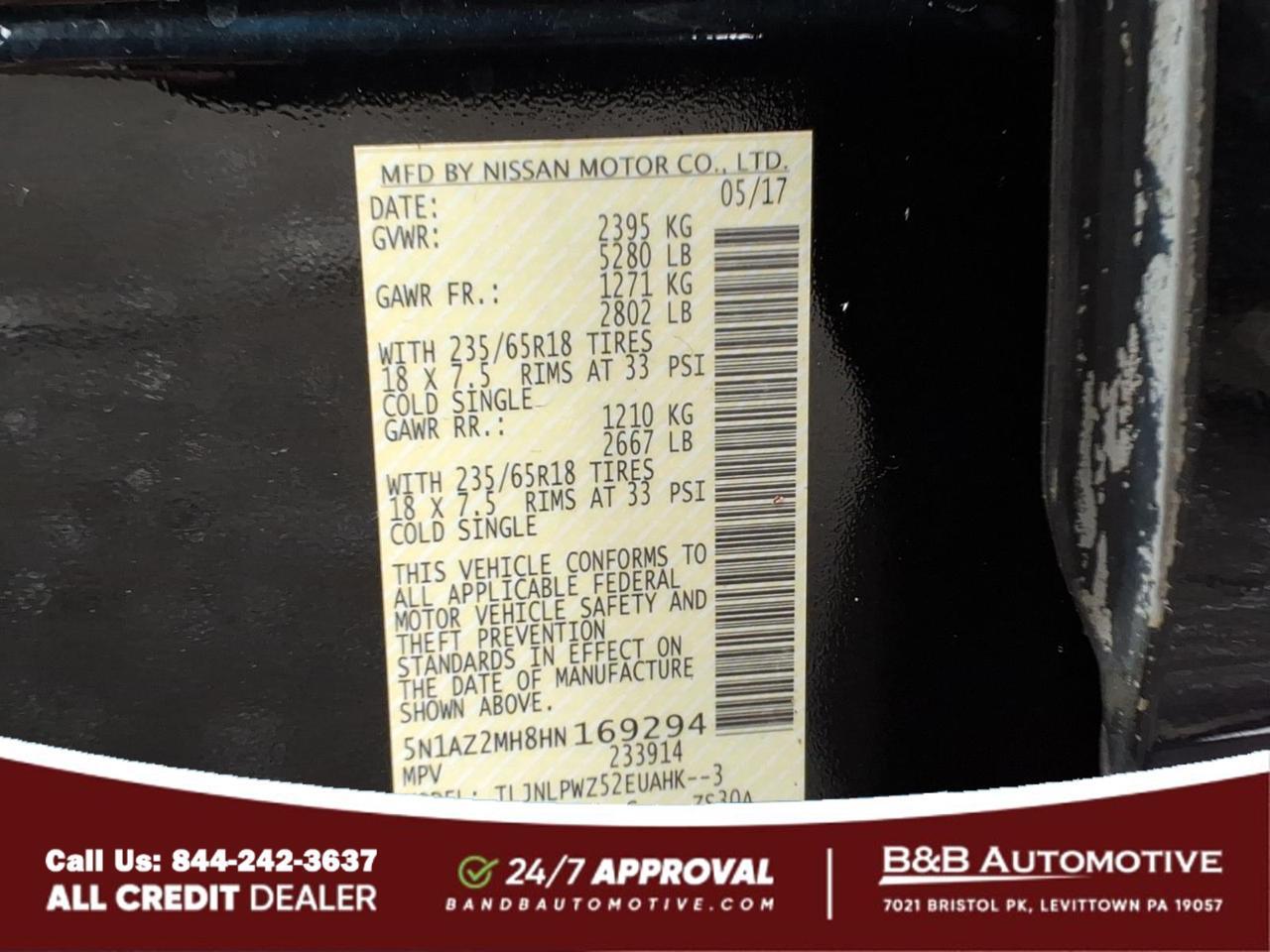 2017 Nissan Murano S Levittown PA