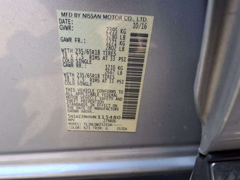 2017 Nissan Murano SV Levittown PA