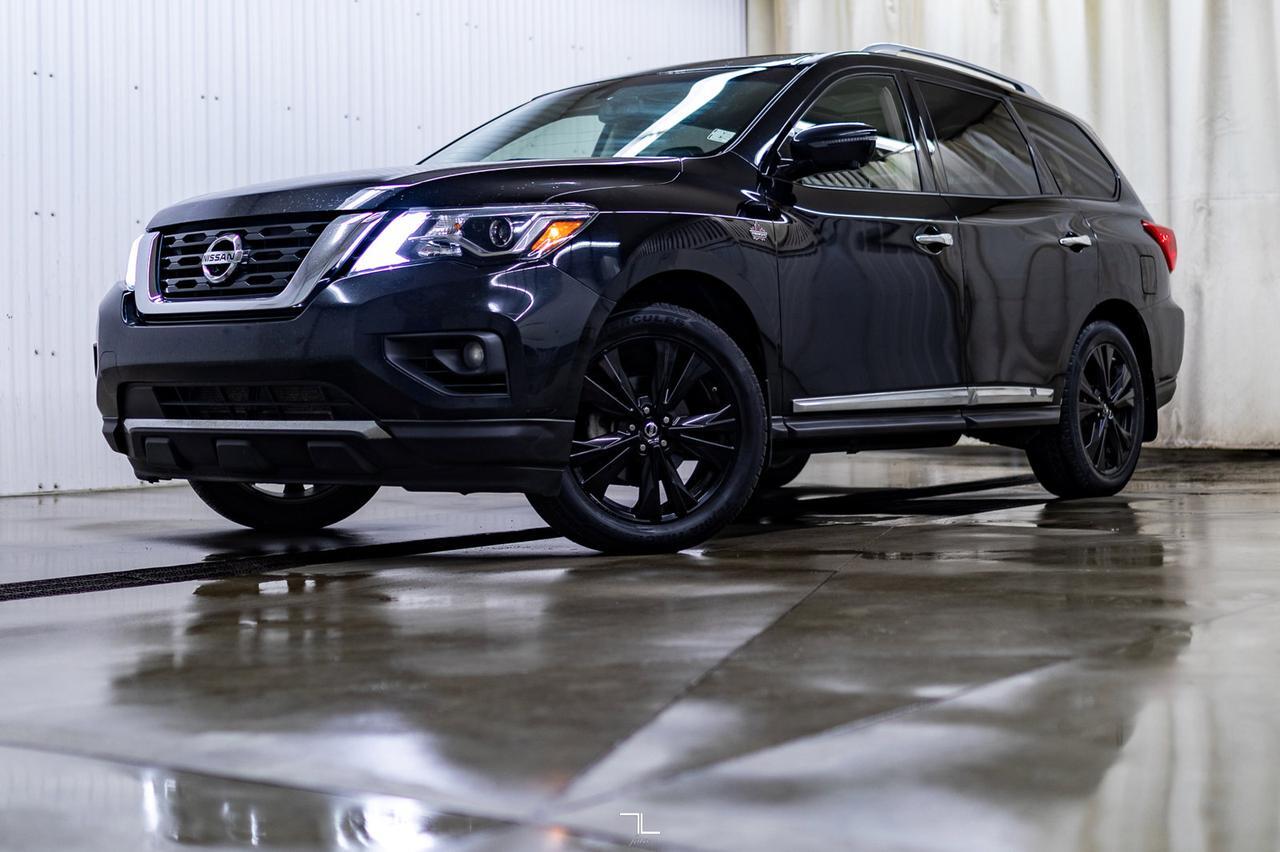 2017 Nissan Pathfinder AWD Platinum Midnight Leather Roof Nav BCam Red Deer AB