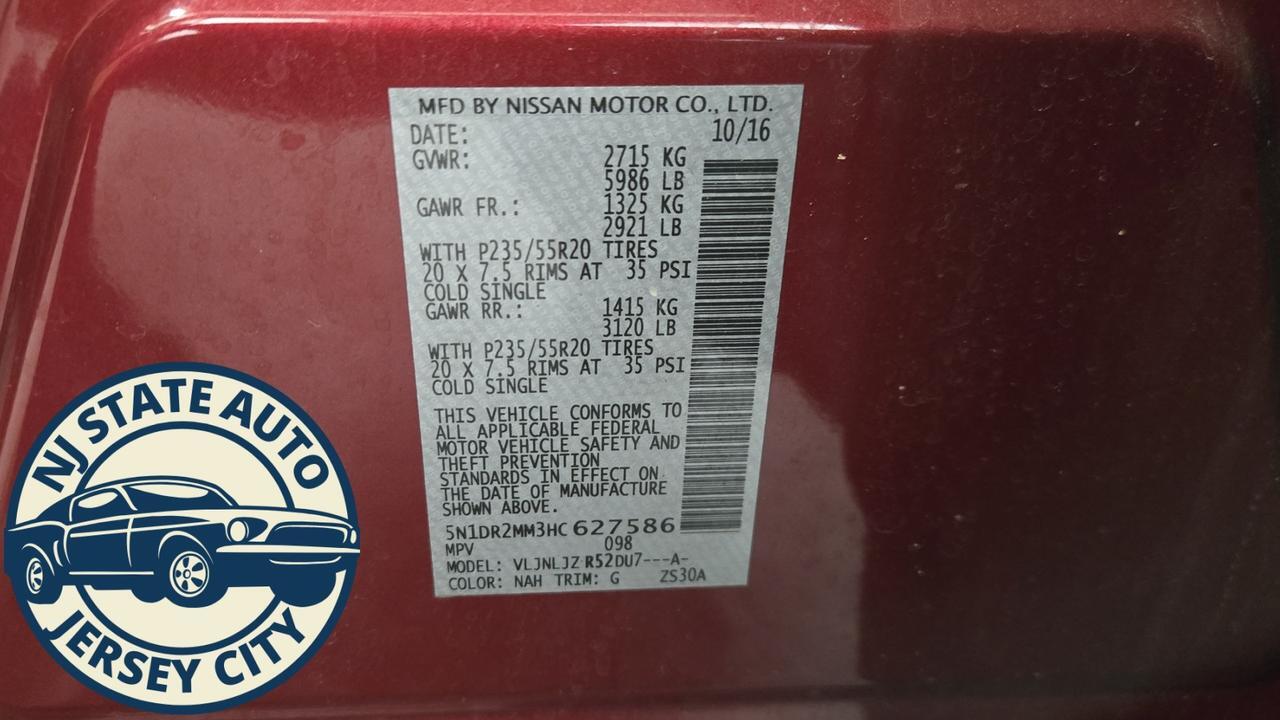 2017 Nissan Pathfinder Platinum Jersey City NJ